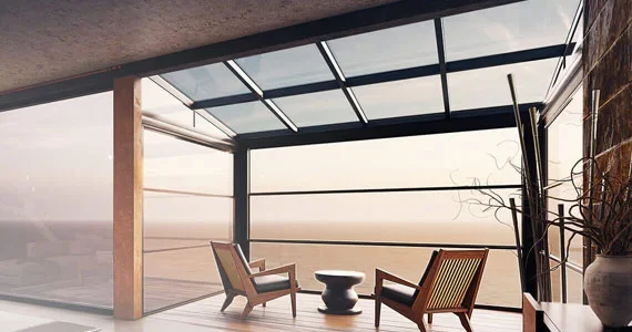 Acoperiș din sticlă